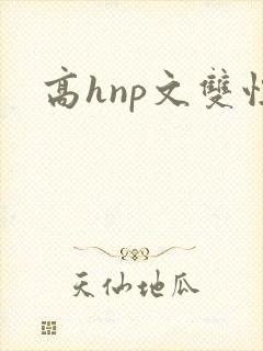 高hnp文双性