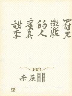 甜蜜的惩罚第一季真人版免费观看全集