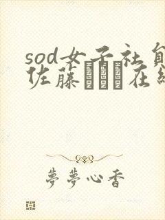 sod女子社员佐藤カレン在线播放