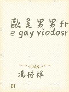 欧美男男free gay viodosroom