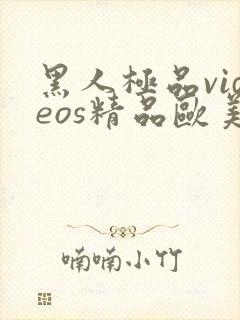 黑人极品videos精品欧美裸