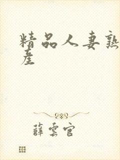 精品人妻熟女国产