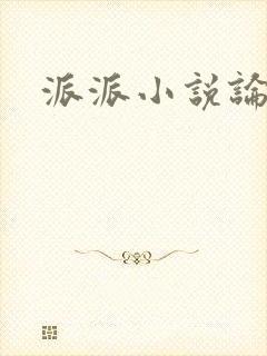 派派小说论坛