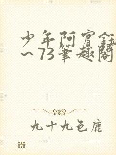 少年阿宾钰慧1～73笔趣阁txt