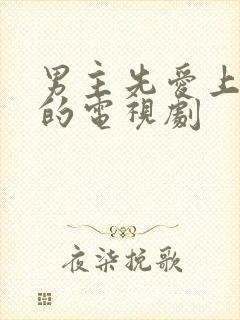 男主先爱上女主的电视剧