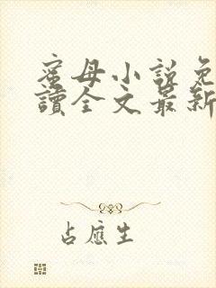 蜜母小说免费阅读全文最新章节封面
