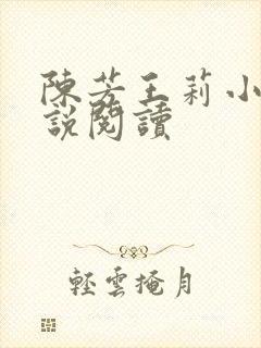 陈芳王莉小凯小说阅读