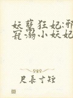 妖孽狂妃:邪君宠溺小妖妃封面