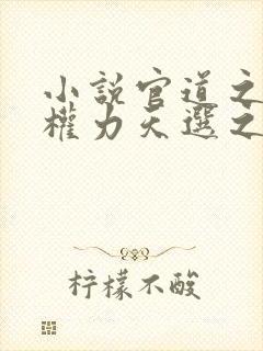 小说官道之绝对权力天选之主全文免费阅读