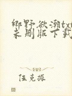 乡野欲潮txt未删版下载封面