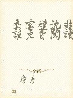 季宴礼沈非璃小说免费阅读最新章节