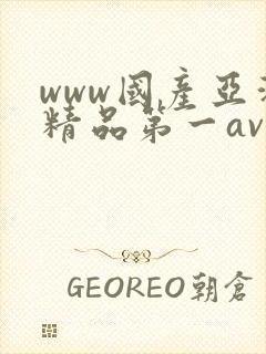 www国产亚洲精品第一av