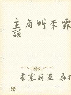 主角叫李霖的小说