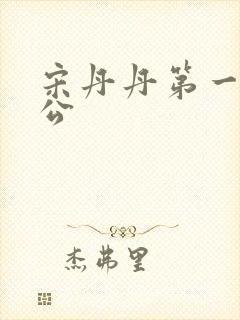 宋丹丹第一任老公封面