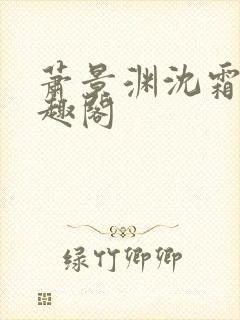 萧景渊沈霜宁笔趣阁