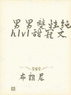 男男双性纯肉高h1v1甜宠文