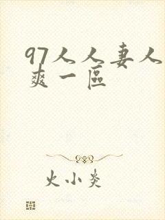 97人人妻人人爽一区