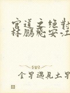 官道之绝对权力林鹏飞安江小说新章节列表