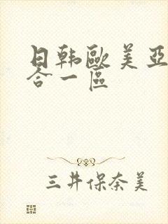 日韩欧美亚洲综合一区