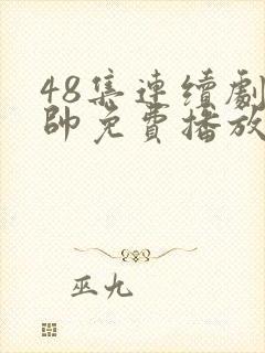 48集连续剧少帅免费播放