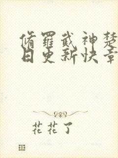 修罗武神楚枫今日更新快章节封面