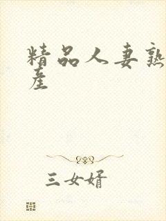 精品人妻熟女国产