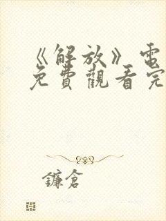 《解放》电视剧免费观看完整版高清