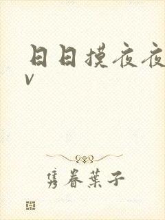 日日摸夜夜操av