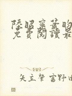 陆昭宁萧昀全文免费阅读最新章节封面