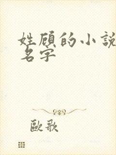 姓顾的小说女主名字