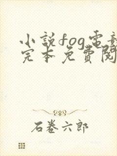 小说fog电竞完本免费阅读