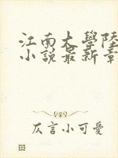江南大学陆冰嫣小说最新章节