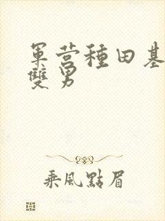 军营种田基建文双男