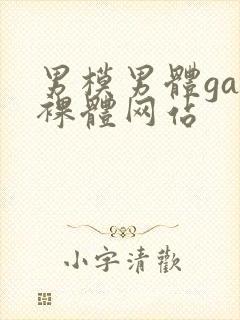 男模男体gay裸体网站