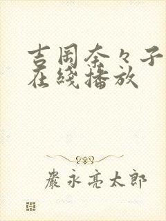 吉冈奈々子av在线播放封面