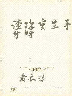 渣攻重生手册余牙呀封面