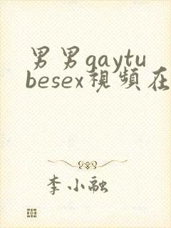 男男gaytubesex视频在线观看