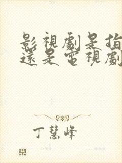 影视剧是指电影还是电视剧