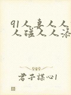 91人妻人人做人碰人人添
