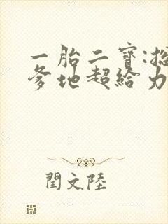 一胎二宝:总裁爹地超给力