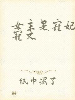 女主是宠妃的甜宠文