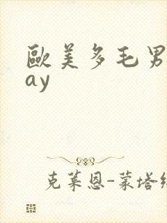 欧美多毛男同gay