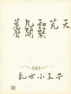 叶凡和荒天帝什么关系