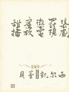 甜蜜惩罚集免费播放电视剧高清