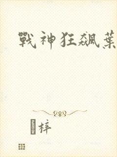 战神狂飙叶无缺