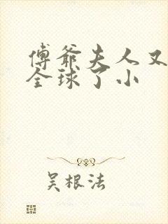 傅爷夫人又惊艳全球了小