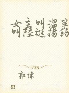 女主叫温宁男主叫陆进扬的小说