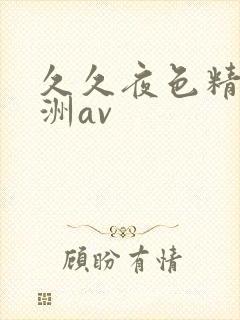 久久夜色精品亚洲av