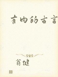 有肉的古言封面