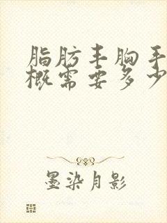 脂肪丰胸手术大概需要多少钱